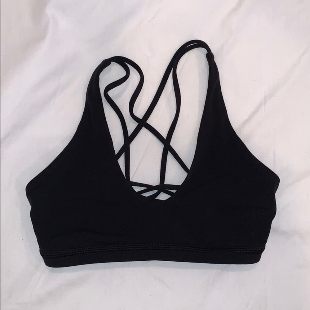 Lululemon Low Cut/Strappy Yoga Bra